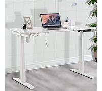 P9IDEDFH Computer Desk Laptop Desk Rolling Single Electric Height Adjustable Desk for Office Home Furniture (Color : Onecolor) (Onecolor)