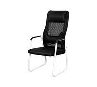 P9IDEDFH Conference Chair Office Chair Parlor Training Chair Arched Staff Chair Computer Mesh Chair Executive Side Reception Chair with Sled Base
