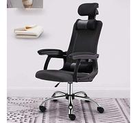 P9IDEDFH Desk Chair Computer Chair Home Office Chair Game Gaming Chair Backrest Boss Chair Lift Rotating Seat Comfortable Chair (Color : Mesh Cloth with footrest-Red)