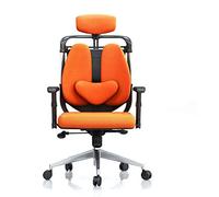 P9IDEDFH Ergonomic Computer Chair Home Office Chair Boss Chair Student Chair Gaming Chair Reclining Waist Double Back Chair (Color : Fabric-Blue)