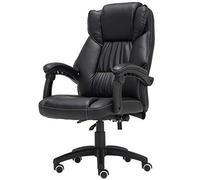 P9IDEDFH Executive PU Leather Office Chair Thickened Seat Cushion 360° Swivel High-Back Ergonomic Racing Gaming Computer Desk Chair Recliner