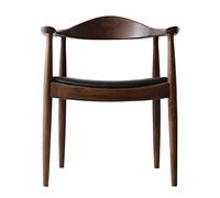 P9IDEDFH Fashion Kennedy Chair Backrest Armrest Cafe Club Hotel Chair Nordic Solid Wood Dining Chair (Color : E, Size : 1code) (E 1code)