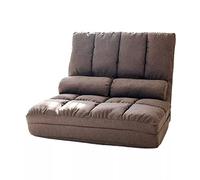 P9IDEDFH Flip Chair Sleeper Bed Couch Sofa Seating Lounger Living Room Furniture Fold Down Chair for Dorm Guest Couch (Coffee 192x131cm)