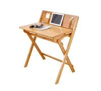 P9IDEDFH Folding Desk for Small Space, Home Corner Desks Simple Computer Desk with Shelf Folding Laptop Table