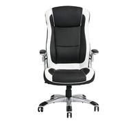 P9IDEDFH Gaming Chair Racing Style High Back Computer Chair Swivel Ergonomic Executive Office Leather Chair with Footrest (Color : Black)