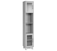 P9IDEDFH Hightower - Estante organizador de almacenamiento para baño, 180 cm, color gris, estante multifuncional (D como se muestra)