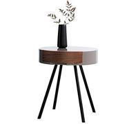 P9IDEDFH Industrial Living Room Coffee Table with Storage Sofa Table for Small Space Table with Metal e