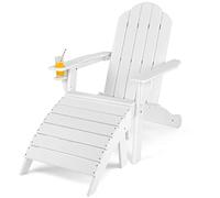 P9IDEDFH Juego de alimentos reclinable y plegable para todo tipo de clima, color blanco (D 1)