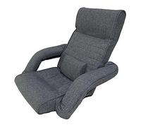 P9IDEDFH Leisure - Sillón reclinable plegable para sofá cama, sofá, muebles tapizados, sillón, asiento de suelo (gris, 120 x 46,5 cm)