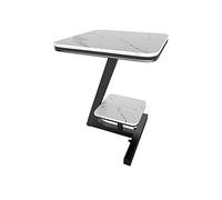 P9IDEDFH Marbled Grain Coffee Table Living Room Simple Modern Small Round Table Desk Side Corner Table Bedside Table