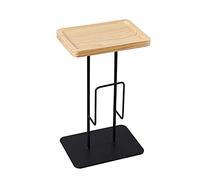 P9IDEDFH Mesa auxiliar pequeña de madera para sala de estar, mesa pequeña de almacenamiento, mesita de noche para dormitorio
