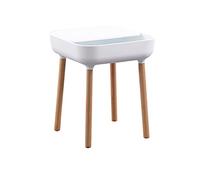 P9IDEDFH Mesa auxiliar pequeña para sala de estar, mesa de té pequeña para dormitorio, mesita de noche de almacenamiento (color: negro-JoJo's Bizarre Adventure1) (un color)