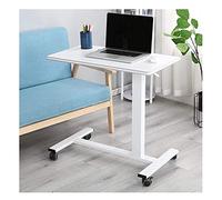 P9IDEDFH Mesa auxiliar única en forma de C, mesa de noche portátil para computadora, mesa de regazo móvil, mesa de día, mesa de soporte para computadora móvil, mesa auxiliar portátil para cama, sofá
