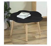 P9IDEDFH Mesa de centro pequeña de madera maciza irregular para dormitorio, mesa de comedor redonda para el hogar (color: D, tamaño: 60 x 20 m) (D 60 x 42 cm)