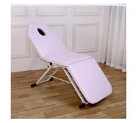 P9IDEDFH Mesa de masaje plegable, sofá de masaje, mesa plegable, cama, spa, tatuaje, salón de belleza, mesa de masaje de 4 secciones (color: negro, tamaño: 182 x 60 x 61 cm) (negro 182 x 60 x 61 cm)