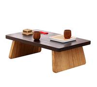P9IDEDFH Mesa pequeña simple de centro, mesa auxiliar, estante para sala de estar, mesa de centro retro, mesa de sofá, mesa rectangular fácil