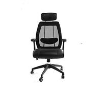 P9IDEDFH Mesh High Back Office Chair Ergonomic Executive Desk Chair Swivel and Adjustable Height PU Leather Leisure Recliner