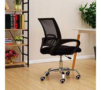 P9IDEDFH Mesh Office Chair Ergonomic Executive Backrest Thick Sponge Seat Comfortable Breathable Easy to Clean Armchair (Color : Green)