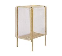 P9IDEDFH Mesita de noche moderna estantería nórdica pequeña estantería de almacenamiento dormitorio mesita de noche simple estante de almacenamiento mini mesa de noche estrecha (color: A)