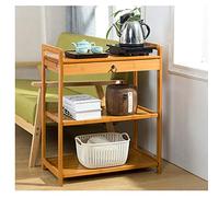 P9IDEDFH Removable Sofa Small Coffee Table Tea Rack Living Room Side Cabinet Locker with Round Small Tea Table Corner Table (Color : E) (E)