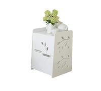 P9IDEDFH Simple and Modern Assembled Bedside Table European-Style White Drawer Small Cabinet Bedroom Side Cabinet Bedside Storage Cabinet