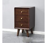 P9IDEDFH Simple Solid Wood Bedside Table Mini Simple Bedroom Locker Three-Drawer Design Bedside Table