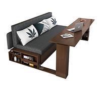 P9IDEDFH Sofá cama plegable multifuncional de madera maciza, moderno sofá cama de almacenamiento simple, sofá cama, mesa de café, mesa de comedor, mesa de computadora, 5 en uno, 145 cm ()
