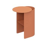 P9IDEDFH Sofa Side Table Small Coffee Table Living Room Modern Minimalist Corner Table (Color : Orange)