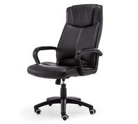 P9IDEDFH Swivel Executive Office Chair Ergonomic Height Adjustable and Tilt Function PU Large Seat Computer Desk Chair and Stable