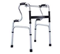 P9IDEDFH Walking Aid - Andadores 3 en 1 para personas mayores, ligeros, plegables con un solo botón, sin ruedas, para ancianos, aleación de aluminio