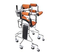 P9IDEDFH Walking Aid Medical Instruments - Ruedas de freno ajustables y cestas de almacenamiento, plegables, antivuelco, antiretroceso, cojinete para adultos, 100 kg, para personas mayores Sectio