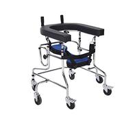 P9IDEDFH Walking Aid - Soporte de pie para instrumentos médicos, andador/soporte e con dispositivo de rehabilitación de rueda de asiento, soporte para niños con discapacidad, B (A)