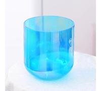 PA-DABAOO 6 Pulgadas Una Nota De Alquimia De Sonido De Alquimia, Tazón De Canto De Cristal Transparente De Luz Cósmica, Tazón De Sonido De Chakra De Cuarzo, Accesorios De Meditación,B