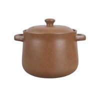 PA-DABAOO Cazuela De Cerámica Con Tapa,Olla De Barro Natural Para Cocinar,Cazuela De Sopa De Cebolla Olla De Cocción Lenta,Olla De Barro China,Utensilios De Cocina Retro Profundos,8.5l