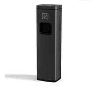 PA-DABAOO Cenicero De Pie De Acero Inoxidable, Ceniceros Altos Exteriores para Desechar Colillas De Cigarrillos, Cenicero Resistente Al Viento para Puros, Extraíble para Una Fácil Limpieza.,F
