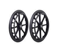 PA-DABAOO Juego De 2 Conjuntos De Ruedas Traseras Para Sillas De Ruedas, Piezas De Repuesto De 20, 22 Y 24 Pulgadas (51 Cm, 56 Cm, 61 Cm) Para Sillas De Ruedas, Ancho Del Eje: 5,5 Cm,20 * 1.75