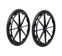 PA-DABAOO Juego De 2 Conjuntos De Ruedas Traseras Para Sillas De Ruedas, Piezas De Repuesto De 20, 22 Y 24 Pulgadas (51 Cm, 56 Cm, 61 Cm) Para Sillas De Ruedas, Ancho Del Eje: 5,5 Cm,22 * 13/8