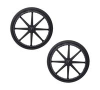 PA-DABAOO Juego De 2 Ruedas Para Silla De Ruedas 24 * 1 3/8, Conjunto De Ruedas Traseras Para Sillas De Ruedas Con Neumático Sólido, Ruedas Traseras De Repuesto Para Sillas,B