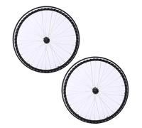 PA-DABAOO Juego De 2 Ruedas Para Silla De Ruedas 24 * 1 3/8, Conjunto De Ruedas Traseras Para Sillas De Ruedas Con Neumático Sólido, Ruedas Traseras De Repuesto Para Sillas,A