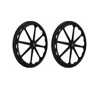 PA-DABAOO Juego De 2 Ruedas Traseras Para Silla De Ruedas, Neumáticos Macizos De Poliuretano Con Rodamientos De 1,2 Cm, 20 X 1,75, 20 X 1 3/8, 22 X 1 3/8, Conjunto De Rueda Trasera,20 * 1 3/8