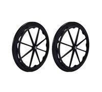 PA-DABAOO Juego De 2 Ruedas Traseras Para Silla De Ruedas, Neumáticos Macizos De Poliuretano Con Rodamientos De 1,2 Cm, 20 X 1,75, 20 X 1 3/8, 22 X 1 3/8, Conjunto De Rueda Trasera,22 * 1 3/8