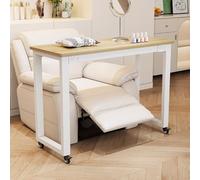 PA-DABAOO Mesa De Manicura Con Ruedas, Escritorio Portátil Para Uñas Con Rueda Universal, Estación De Trabajo De Una Sola Capa Para Salón De Belleza, Estación De Trabajo,A