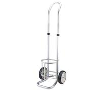 PA-DABAOO Partita De Cilindro De Oxígeno, Rejilla Fija De Cilindro De Gas Móvil Con Rueda, Portabro De Carro De Cilindro De Oxígeno Multi -Funct Handal Para Hospitales, Clínicas,D 6.22in