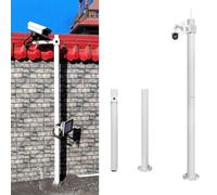 PA-DABAOO Poste Para Cámara De Seguridad Exterior, Poste De Monitoreo De Metal Resistente, Poste Para Cámara De Vigilancia Industrial Ensamblado,C 3m/9.84ft