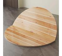 PA-DABAOO Solo Tablero De Mesa Plegable De Madera Resistente, Tablero Redondo De Madera De Abeto para Plato De Servir Y Reunión Familiar, Tablero Temporal Sin Patas,1.8m