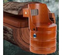 PA-DABAOO Taburete De Moxibustión Plegable Con Respaldo Y Caja De Quema, Barril De Moxibustión De Madera, Silla De Moxibustión Portátil, Libera Tus Manos, Meditación Y Relajación