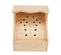 PA-DABAOO Taburete De Moxibustión Y Juego De Moxibustión Para Pies, Con Funda De Tela Aislante, Silla De Moxibustión De Roble,Foot moxibustion instrument