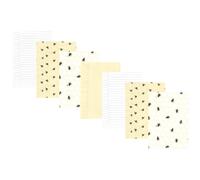 Pa?o para eructar unisex para beb?s Hudson Baby, paquete de 7, dise?o de abeja de miel, talla ?nica