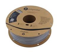 PA02003 Filamento: PLA 1,75mm gris 190-230°C 1kg Temp.Mesa: 45°C POLYMAKER