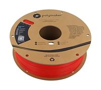 PA02004 Filamento: PLA 1,75mm rojo 190-230°C 1kg Temp.Mesa: 45°C POLYMAKER